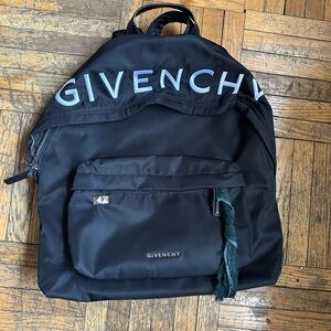 Givenchy Essential U Logo-Embroidered Nylon Backpack